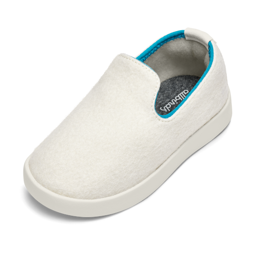Smallbirds Wool Loungers - Big Kids - Natural White (Natural White Sole)